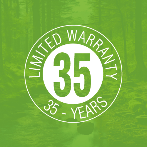 35-Year Warranty Badge