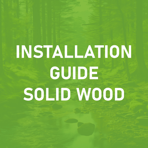 Solid Wood Installation Guide Badge