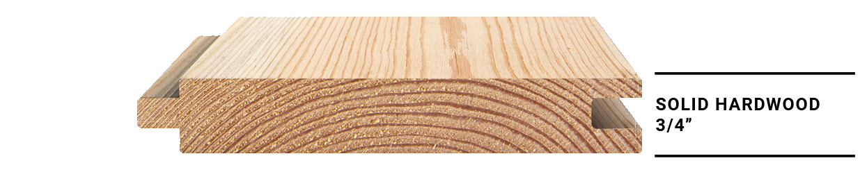Solid Hardwood Flooring Diagram