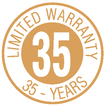Limited Warranty 35 Year Beige